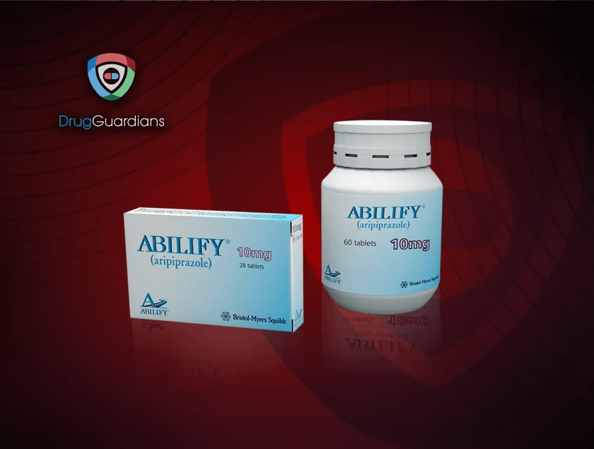 abilify bottle and pills